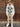 Felpa bambino bianca  con capuccio logo bocca boxy fit
