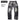 Jeans   Grigio Nero  zip sfumato mod Dsq  271