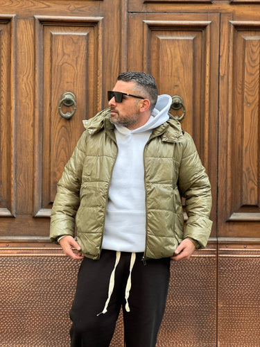 giubbino bomber verde puf