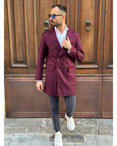 Giacca Primaverile trench doppio petto bordeaux q1-0.jpeg