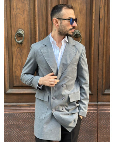 Giacca Primaverile trench doppio petto grigio q1-0.jpeg