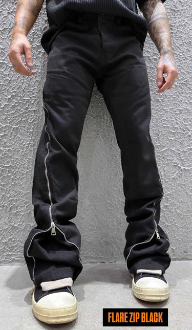 Jeans Flare nero denim-0.jpeg