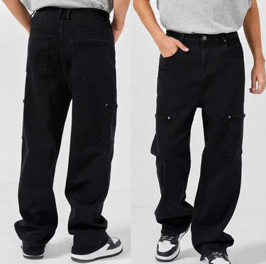 Jeans baggy Nero tasca-0.jpeg