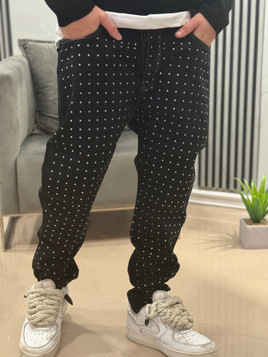 Jeans nero brillantato DIAMOND-0.jpeg