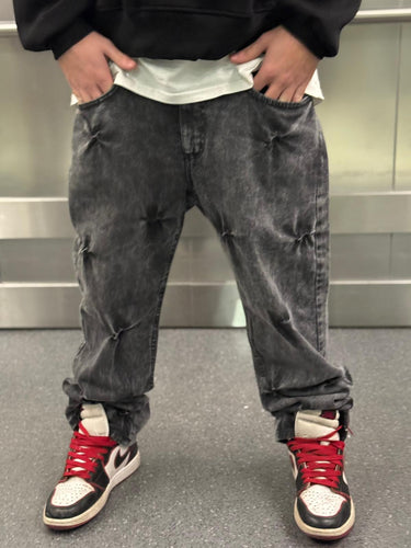 Jeans marrone neroMARMORIZZATO BUNKER-0.jpeg