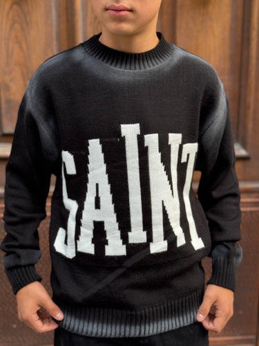 Maglione bambino girocollo SAINT nero-0.jpeg