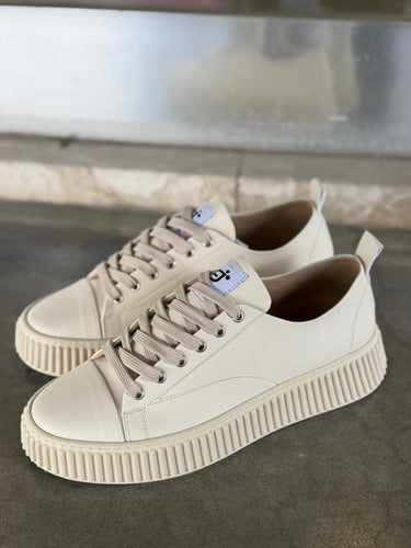 Sneakers beige panna canva pelle Made in Italy-0.jpeg