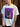 T-shirt bianca Logo viola cane dependencia-2.jpeg