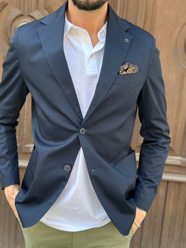 Giacca sartoriale monopetto cotone art Muster vari colori