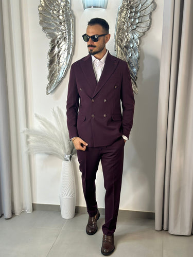 Abito doppio petto alta sartoria punto milan vari colori art must