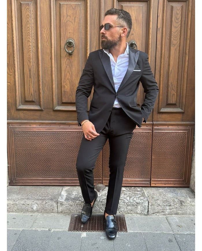 Scarpe Per Smoking Nero Scarpe Da Smoking Da Uomo, Alla Moda, Con