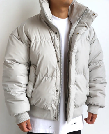 giubbino bomber cropped boxy fit nero grigio ghiaccio-0.jpeg