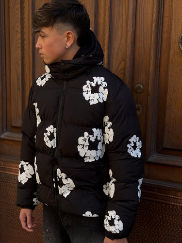 giubbino bomber nero con fiori bianco Mod dt-0.jpeg