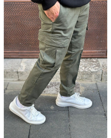 pantalone cargo verde militare tasconi laterali q1-0.jpeg