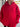 Felpa  bambino rossa con capuccio boxy fit