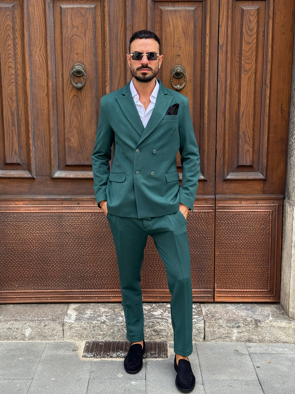 ABITO DOPPIO PETTO  MADE IN ITALY ART FIRENZE VARI COLORI