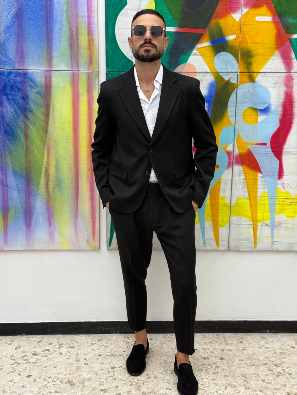 ABITO CON VITA MONOPETTO MADE IN ITALY ART FIRENZE VARI COLORI