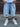 Bermuda jean chiaro doppio taglio ginocchio   mod ch