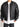 giubbino  bomber cropped boxy fit nero zip braccia