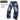 Jeans bambino  blu zip mod dsq 257