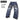 Jeans Biker blu sfumato art 3368