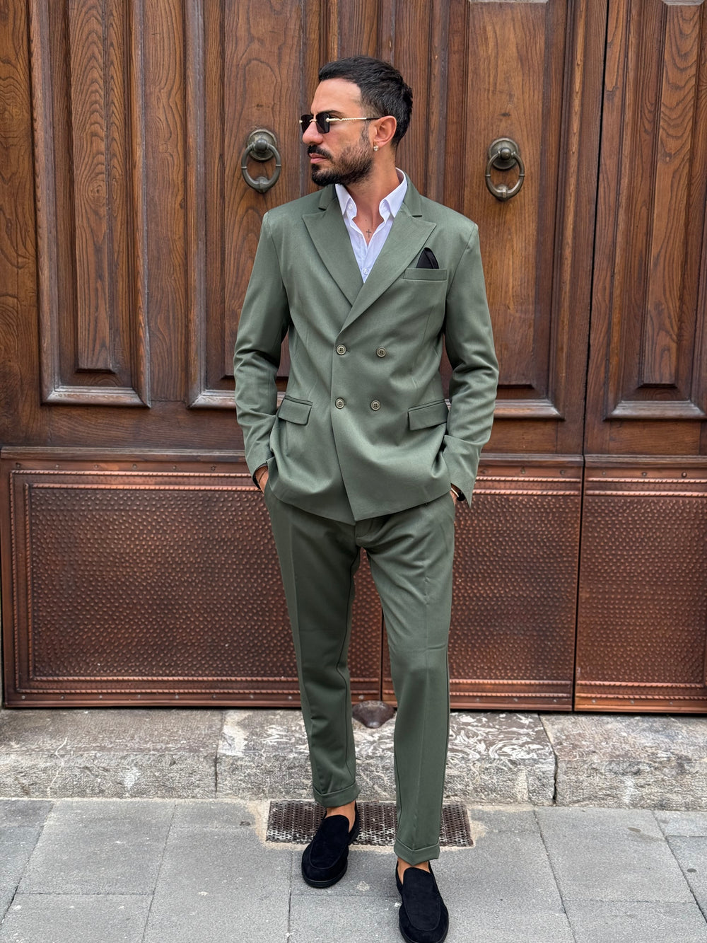 ABITO DOPPIO PETTO  MADE IN ITALY ART FIRENZE VARI COLORI