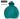 Felpa con capuccio  verde marino boxy fit  made in italy