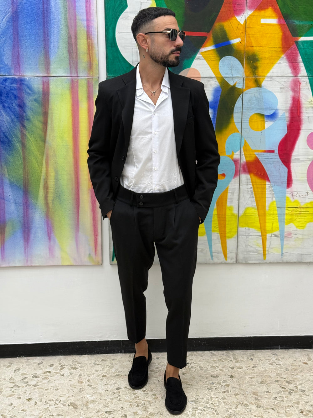 ABITO CON VITA MONOPETTO MADE IN ITALY ART FIRENZE VARI COLORI