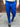 pantalone  sartoriale vita alta  blu royal fibbia laterale