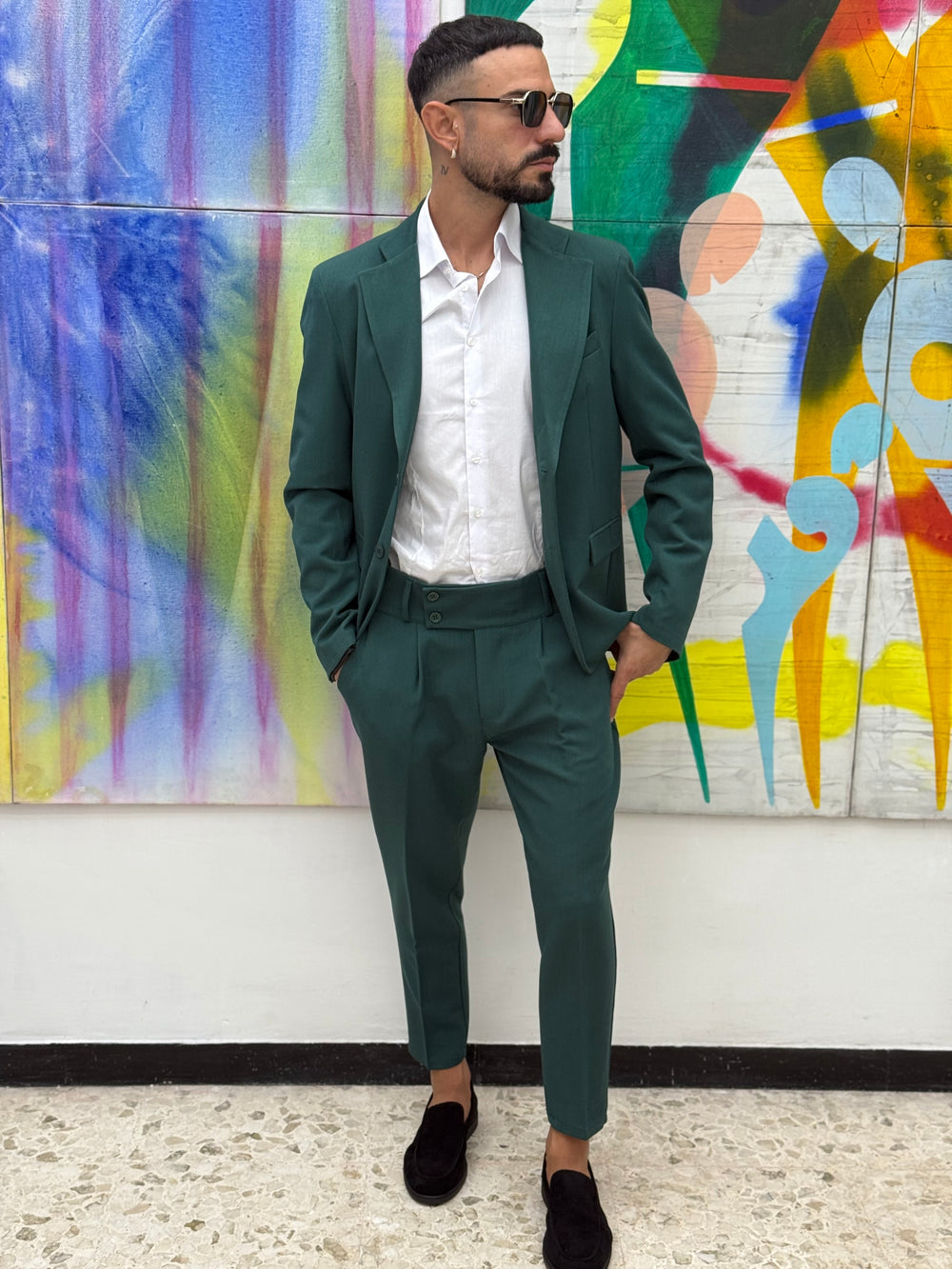 ABITO CON VITA MONOPETTO MADE IN ITALY ART FIRENZE VARI COLORI