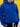 Felpa  bambino blu royal  con capuccio boxy fit