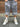 Bermuda jeans corto grigio    sfumato grigio modello Biker