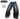 Jeans  baggy  blu sfumato  caviglia terra art d 926