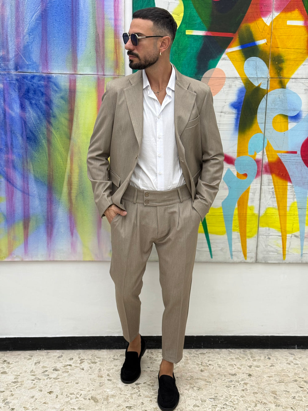 ABITO CON VITA MONOPETTO MADE IN ITALY ART FIRENZE VARI COLORI