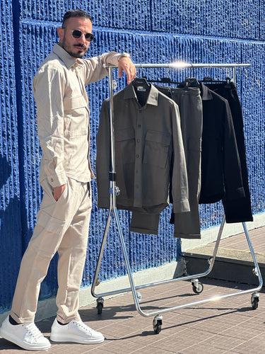 Completo casual  beige art New York