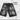 Bermuda jeans corto    Nero sfumato  modello dsq051