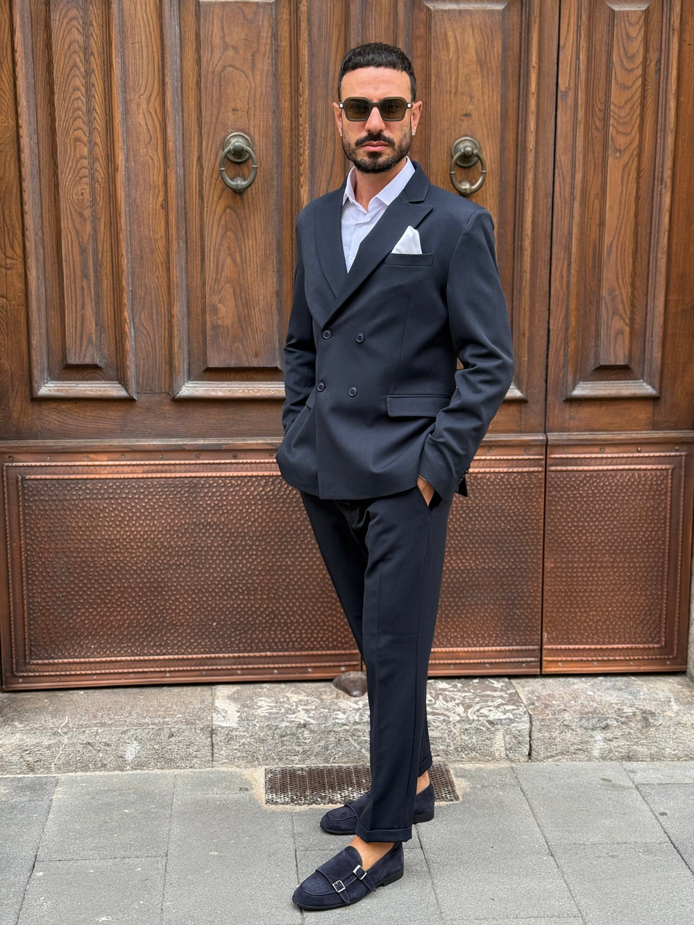 ABITO DOPPIO PETTO  MADE IN ITALY ART FIRENZE VARI COLORI