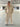 Completo beige fondo largo can camicia cropped  con bottone  art Lisbona