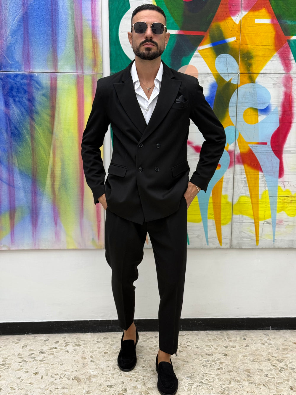 ABITO CON VITA DOPPIO PETTO  MADE IN ITALY ART FIRENZE VARI COLORI