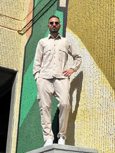 Completo casual  beige art New York