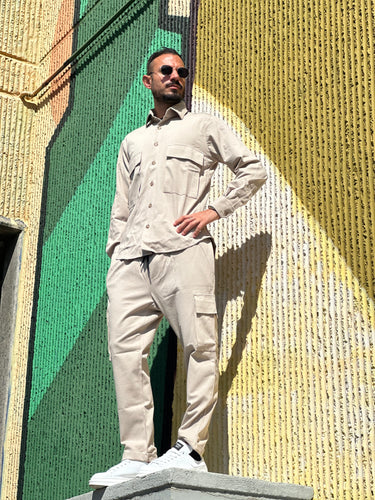 Completo casual  beige art New York