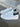 sneakers sportiva bianca pelle riporto nero art mq
