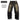 Jeans baggy sfumato marrone strigato art 2059