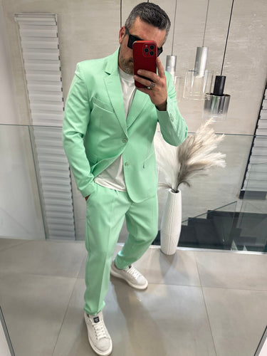 Abito Monopetto  verde acqua Tiffany   q1-2.jpeg