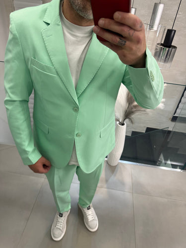 Abito Monopetto  verde acqua Tiffany   q1-3.jpeg