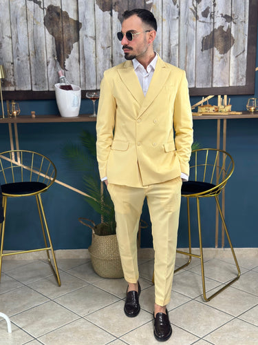 Abito sartoriale doppio petto giallo ocra  art ornoir q1-2.jpeg
