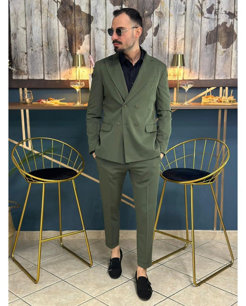 Abito sartoriale doppio petto verde  militare  art ornoir q1-0.jpeg
