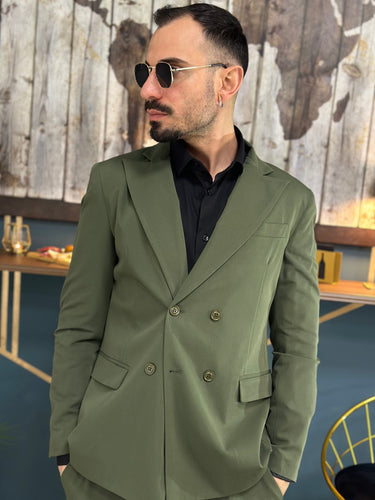Abito sartoriale doppio petto verde  militare  art ornoir q1-2.jpeg