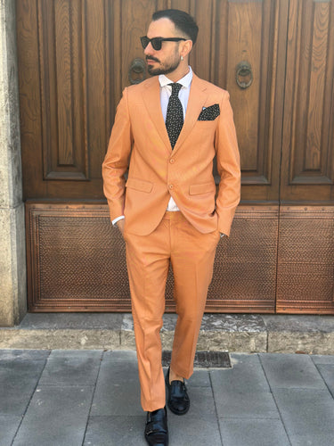 Abito sartoriale monopetto  microfantasia mille punti vari colori art madacascar-1.jpeg