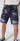Bermuda jeans corto nero   sfumato grigio modello dsq